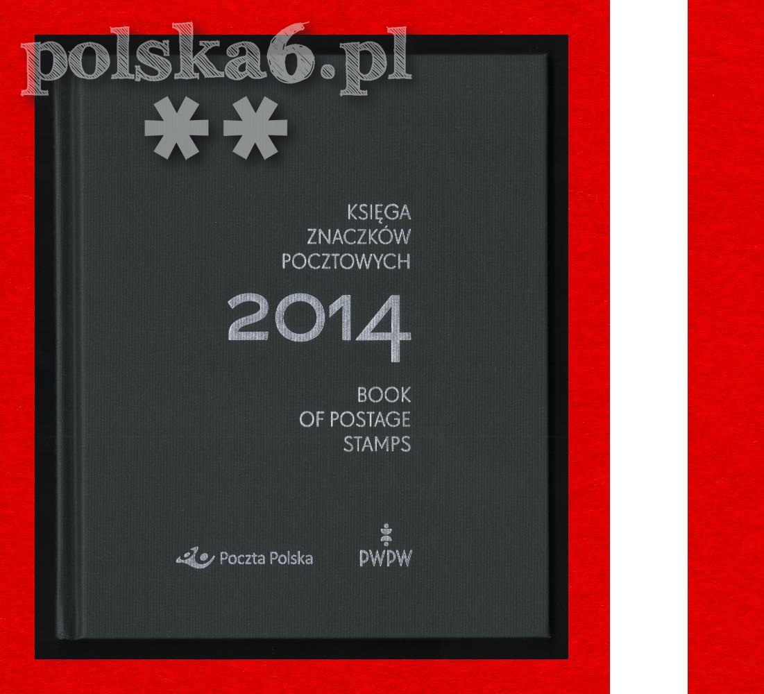 2014 rocznik Księga BEZ Znaczków Pocztowych 4508-4599