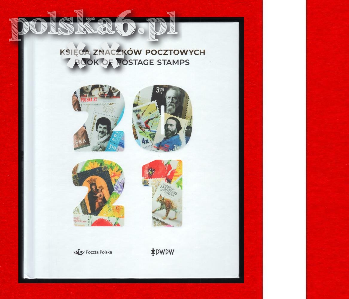 2021 rocznik Księga Znaczków Pocztowych Kp61(60) 5123-5189 zn58bl5 komplet czyste** SUMATOR
