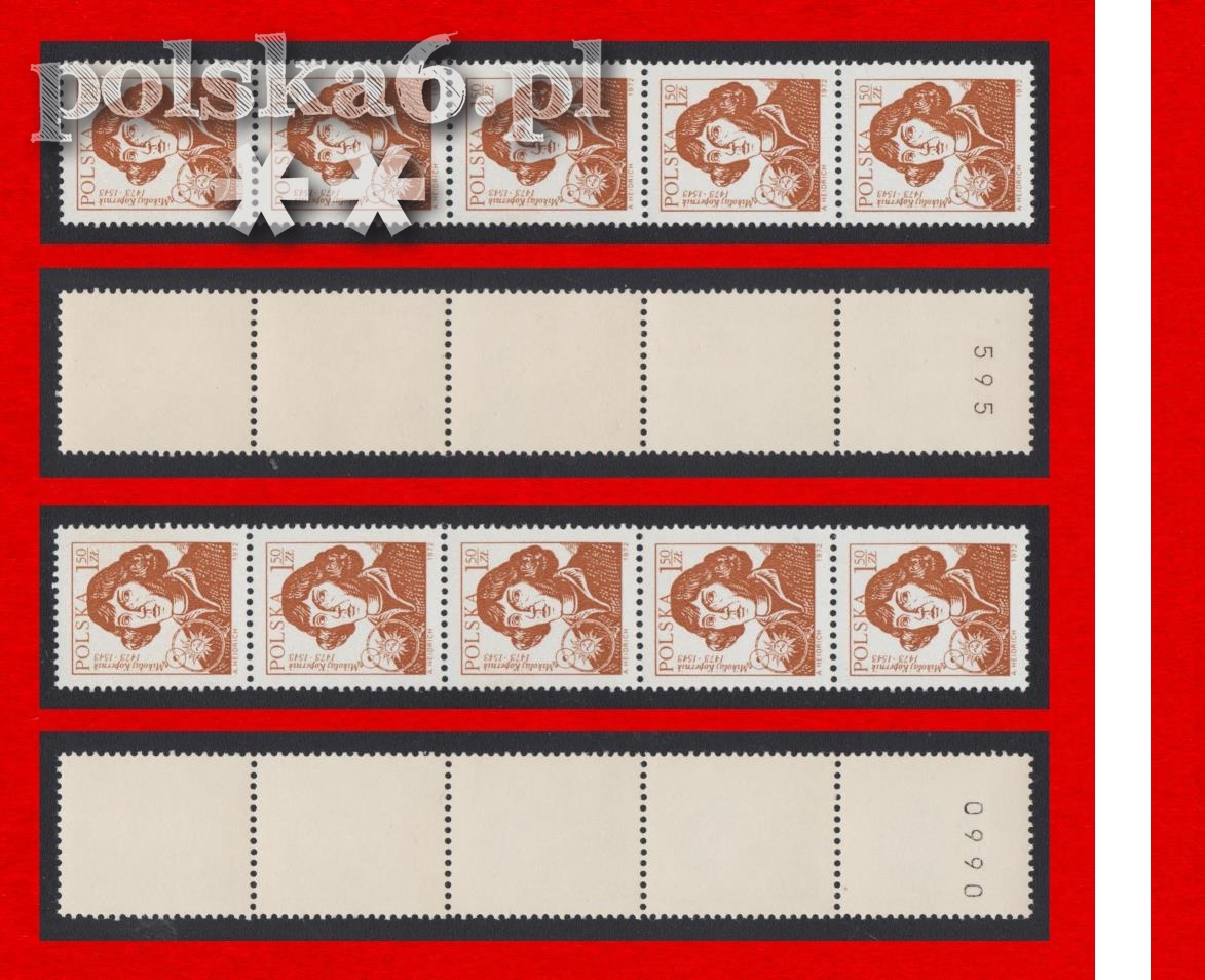 2083 pasek 5-znaczkowy typ II numer 3cyfry typ III 4cyfry 40zł promocja
