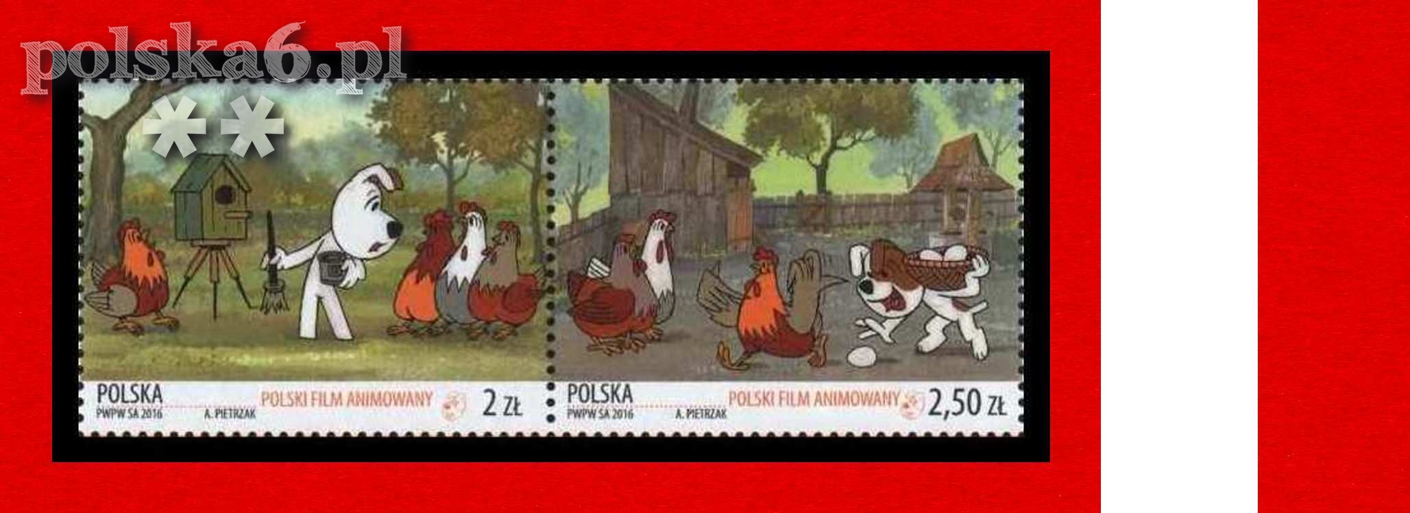 4685-4686 parka 65 odwrotka zn2 znaczki z bloku 289