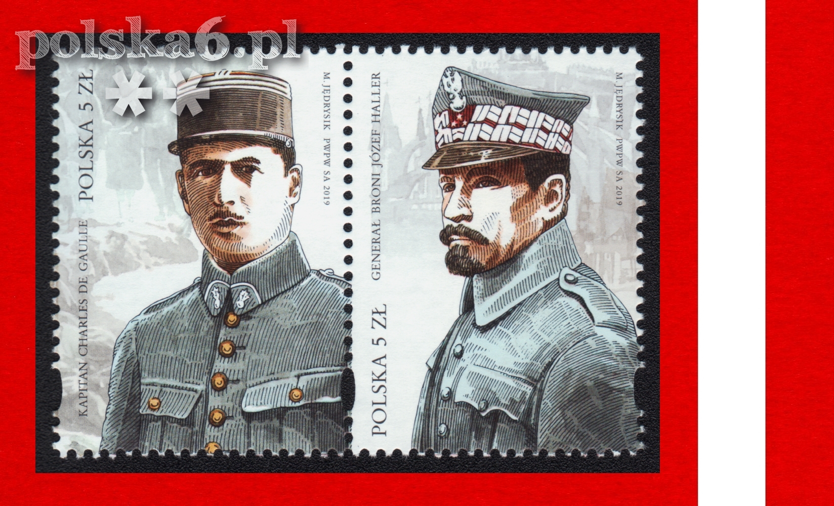4951-4952 znaczki z bloku 329 parka