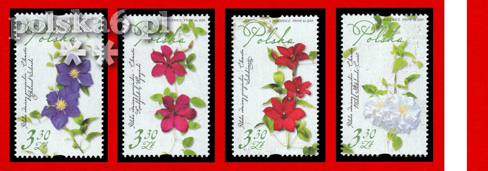 4981-4984 znaczki z blok 335