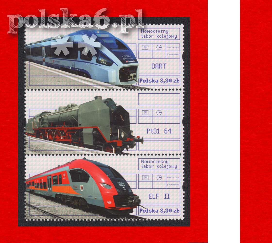5136 5139 pw pasek mostek znaczki z bloku 354 B