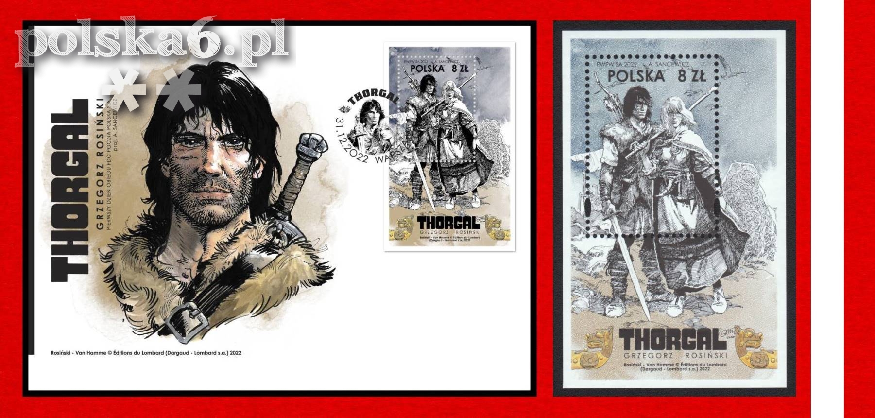 5280 B blok 370 B Thorgal FDC k1 + blok B