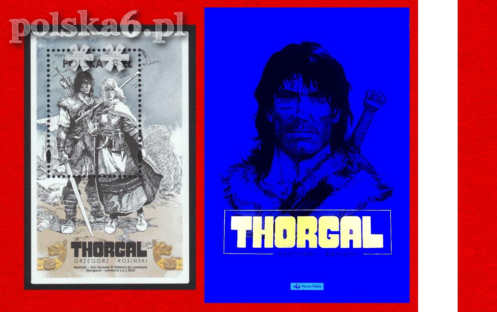 5280 blok 370 / 374 ND 2022 nowodruk Thorgal FOLDER