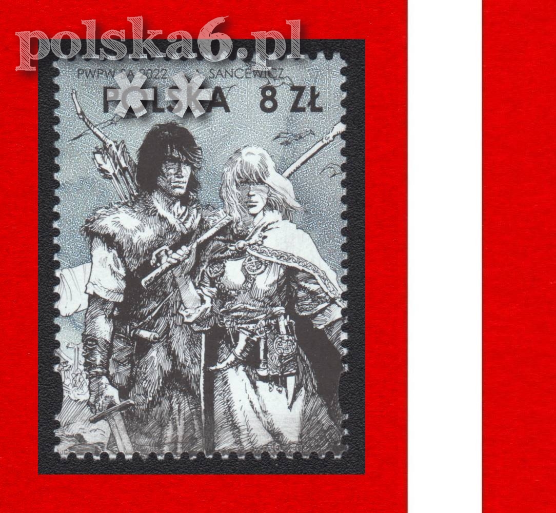 5280 znaczek z bloku 370 Thorgal