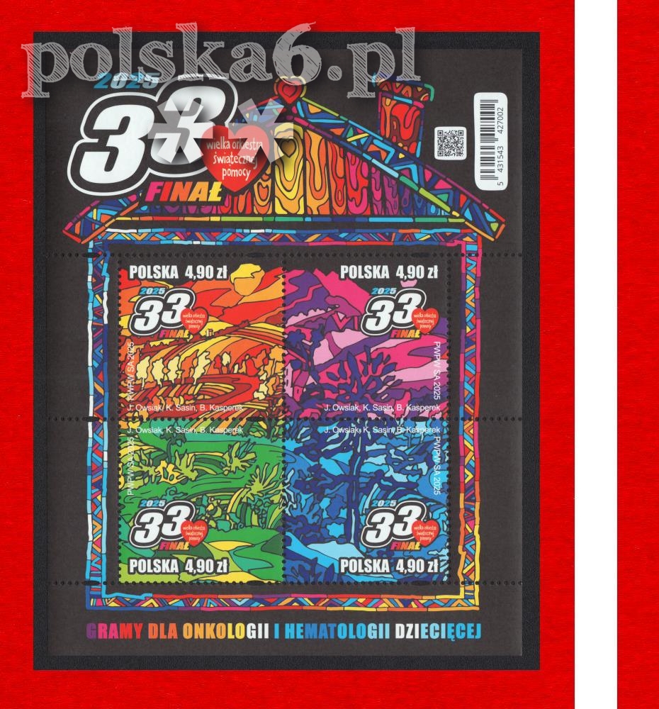 5431-5434 blok 358 B perforowany