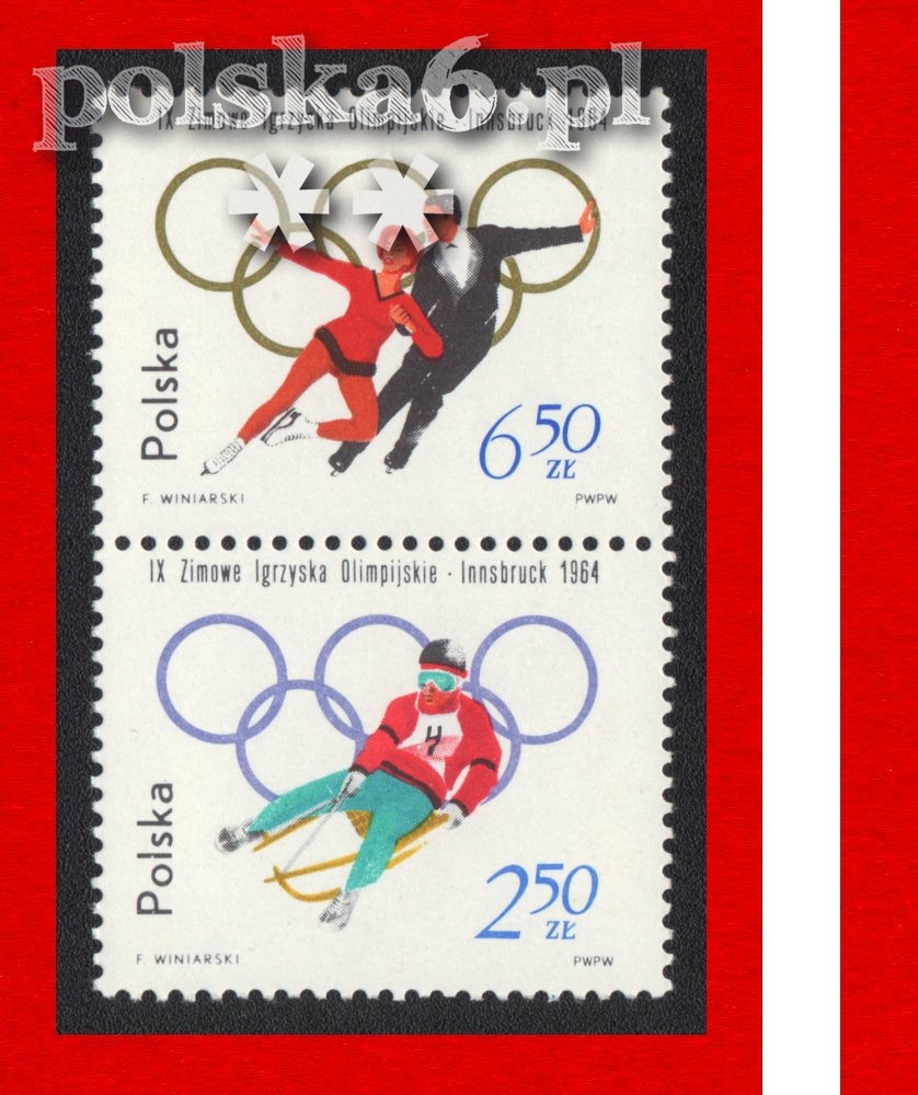 A 1316 1314 parka pionowa odwrotka znaczki z bloku 41 _