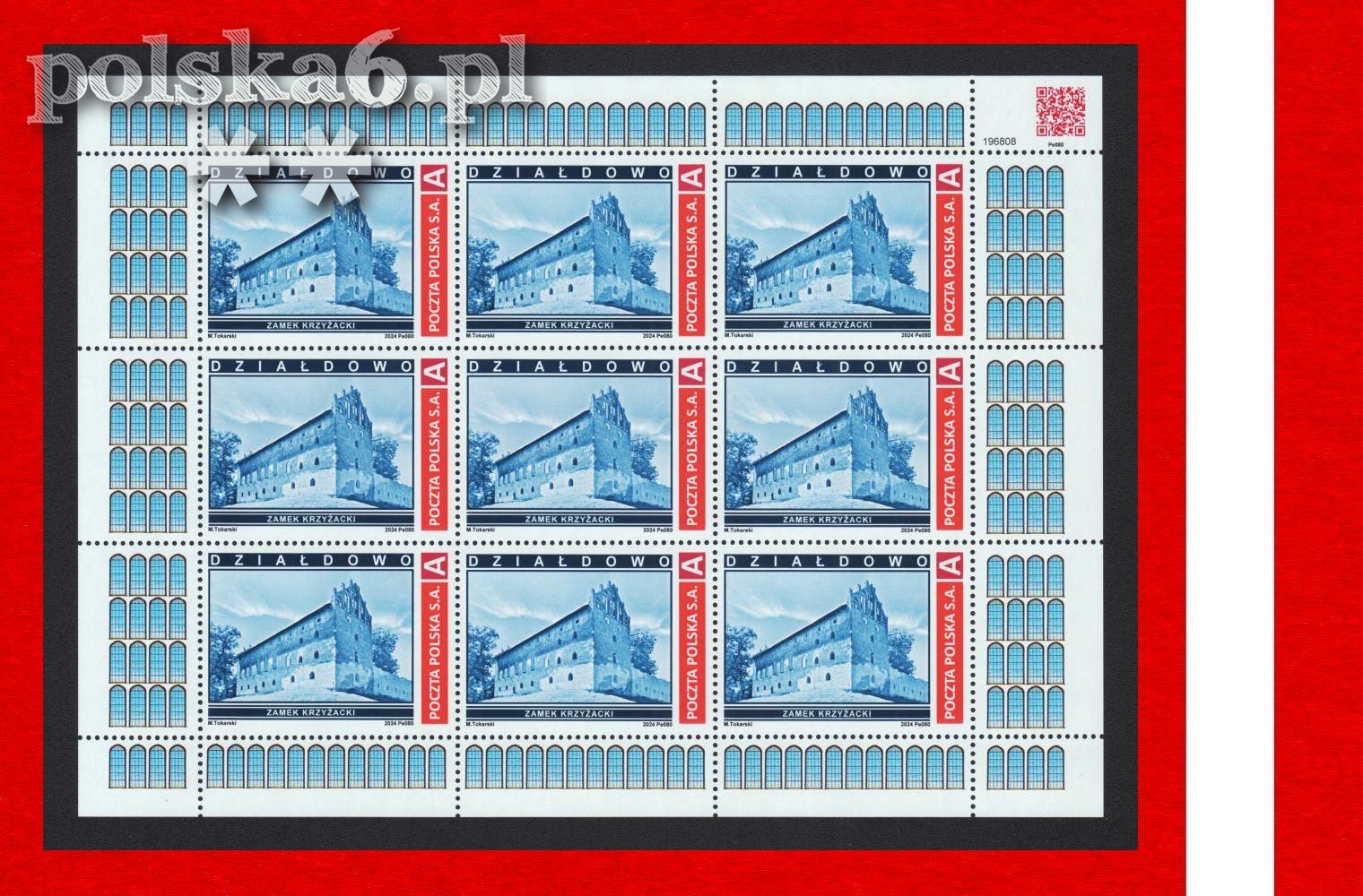 arkusz DZIAŁDOWO zamek krzyżacki Pe 080 s16 S2 nomA