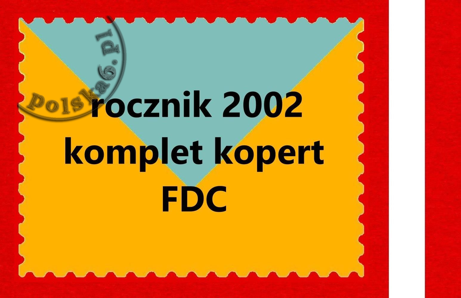 2002 rocznik FDC p44 komplet 3801-3864 ZK