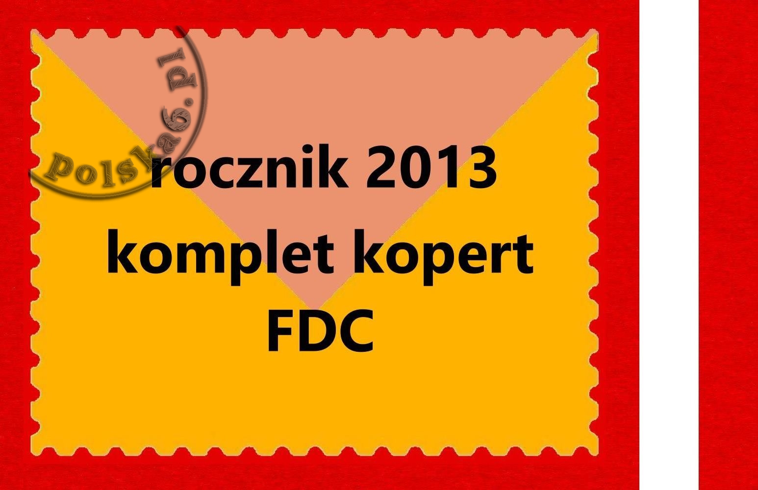 2013 rocznik p41s FDC komplet 4444-4507 SR