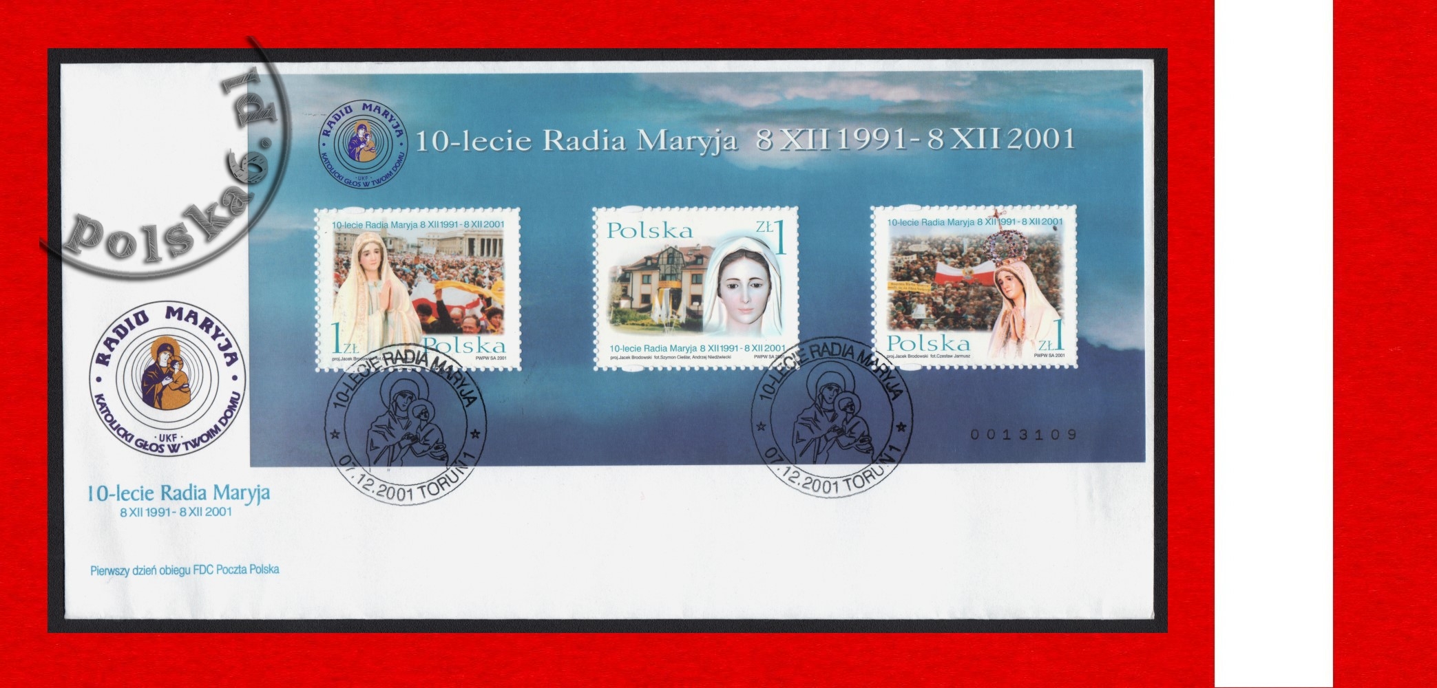 3798-3800 blok 178 (138) FDC k1 DL S-1198