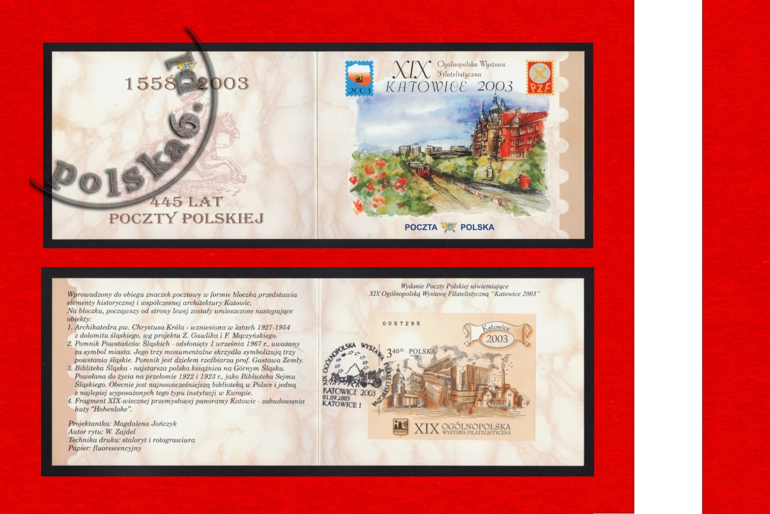 3914 blok 186 A (147) karnet FDC