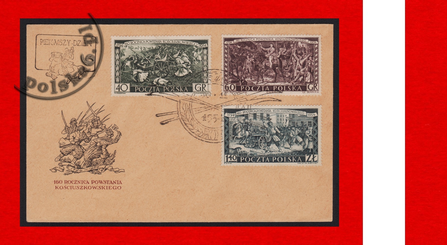 740-742 FDC k1 S-0095 SŁANIA