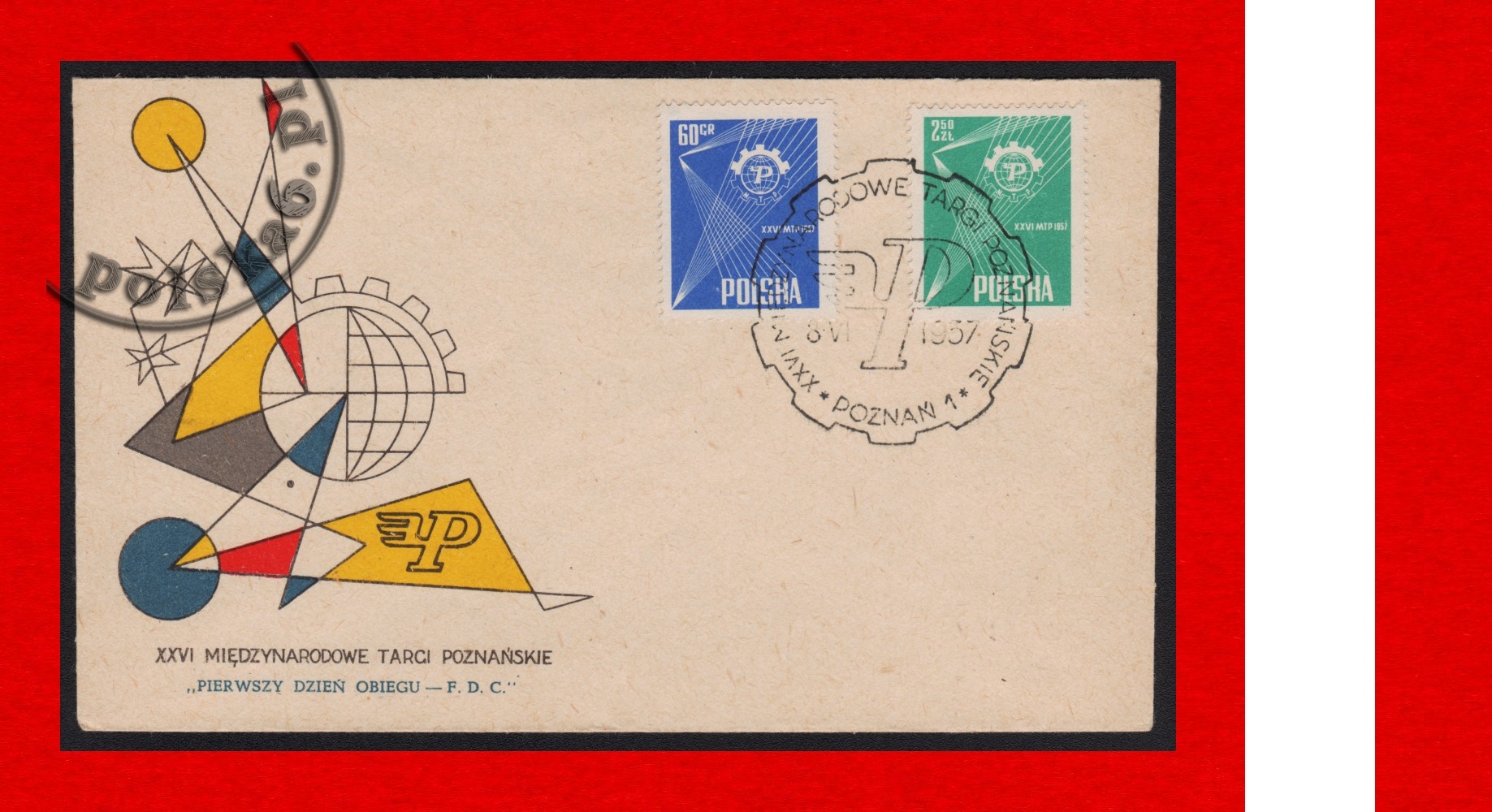 874-875 FDC S-0144 Poznań