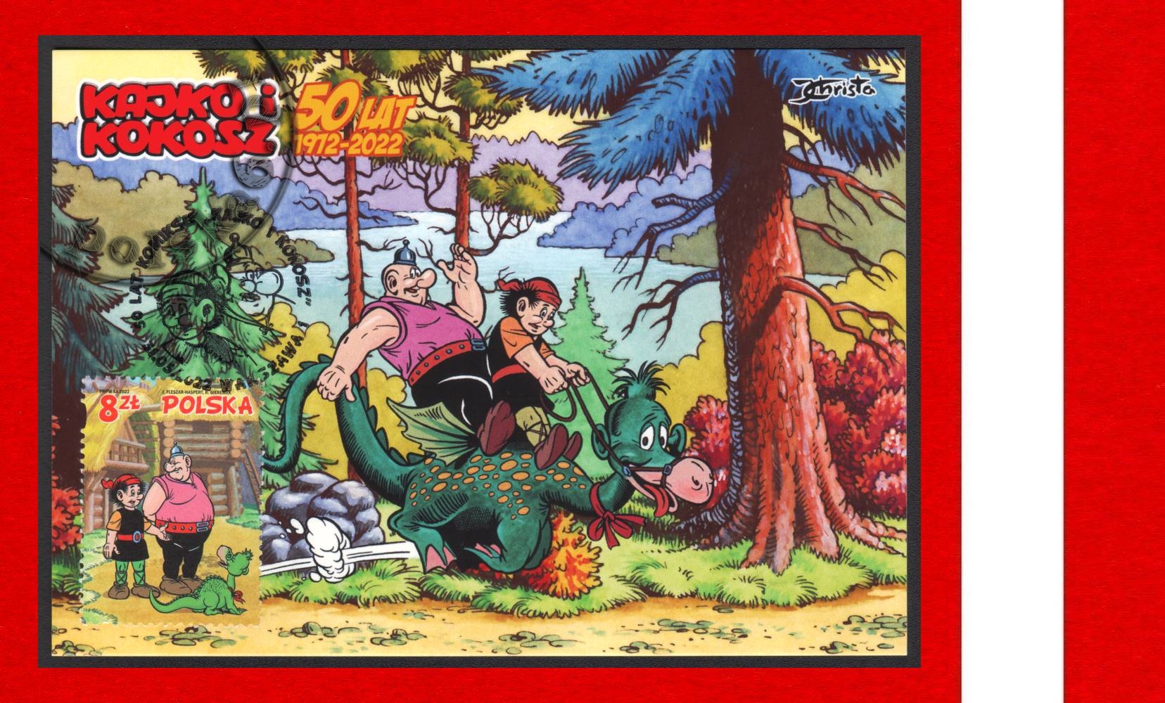 CM 5229 K2 Karta Maksimum Kajko i Kokosz KOMIKS