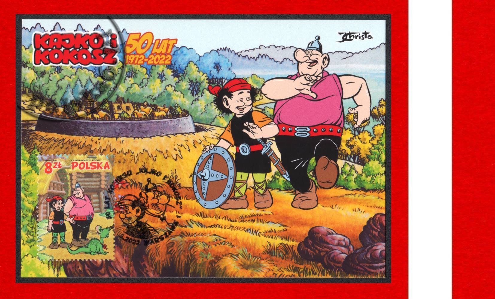 CM 5229 K3 Karta Maksimum Kajko i Kokosz KOMIKS