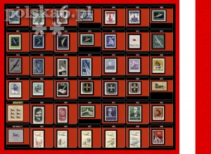 1958 rocznik p42 komplet 900-940 zn40bl1ark1 cz** czyste LUX ZK znaczki n