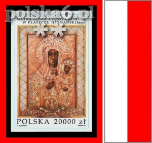 3237 znaczek z bloku 147 bez przywarć