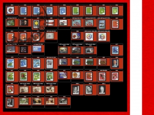 2013 rocznik p62 komplet 4444-4507 zn54bl8 300zł kasowane abonament ZK  znaczki